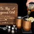 Wine Tumbler Gift Set Wood Anniversary 5 Year Gift for Her